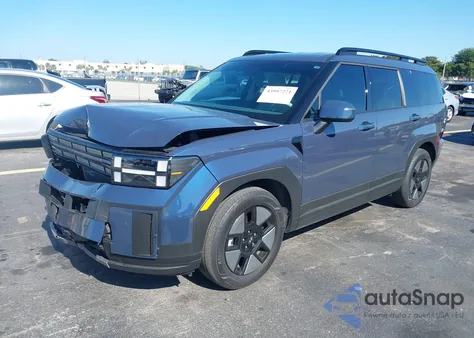 2025 Hyundai Santa Fe Hybrid Sel из США, поврежденный, VIN 5NMP24G19SH021527